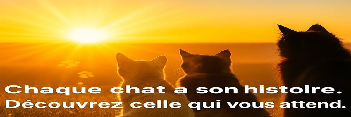 3 chats qui regardent le coucher du soleil - snopet guide