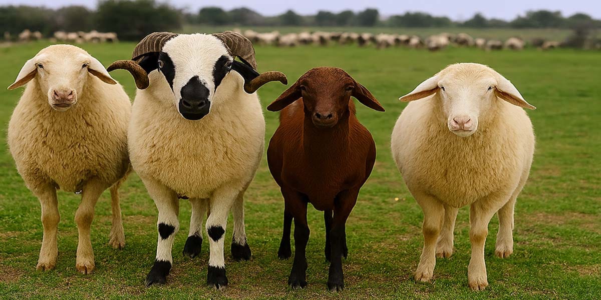 قطيع من الأغنام