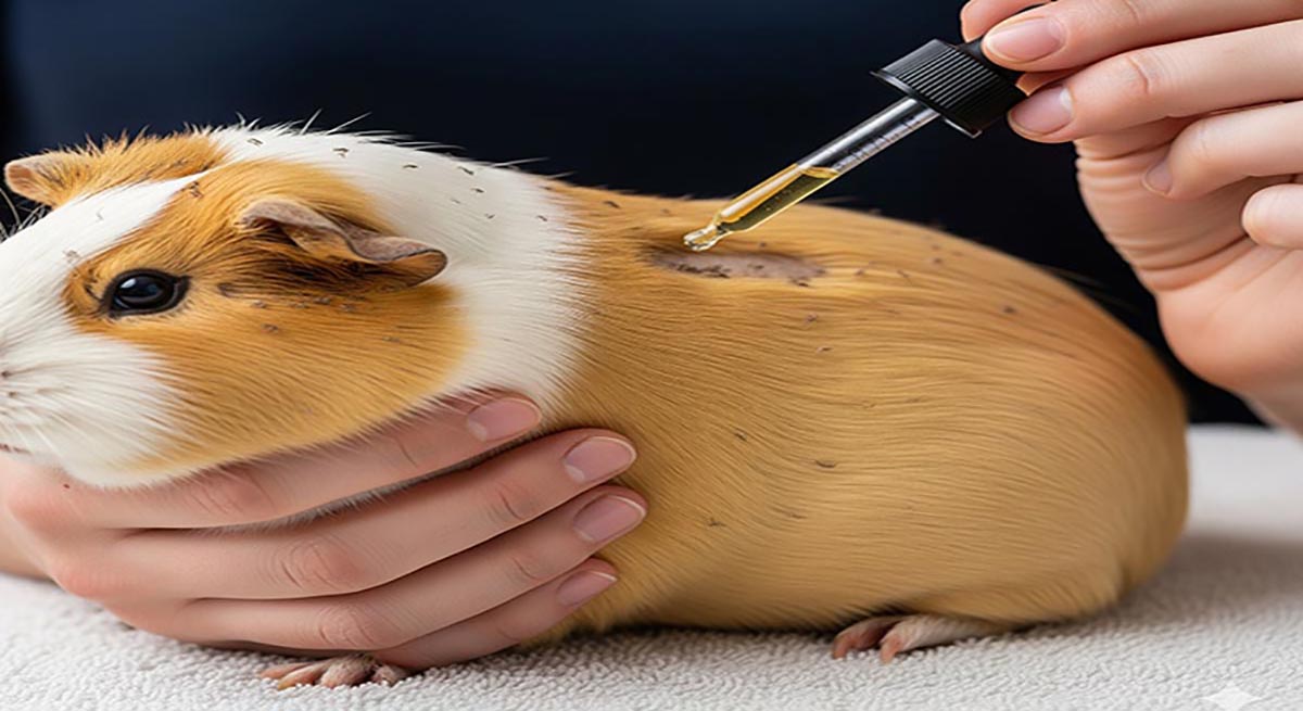 soins de cochon d'inde contre poux