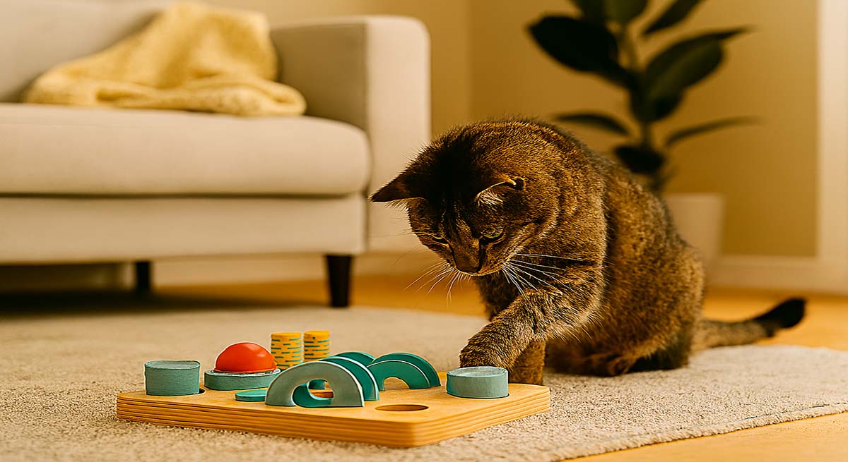 Tendances 2025 : jouets intelligents et interactifs pour chats connectés