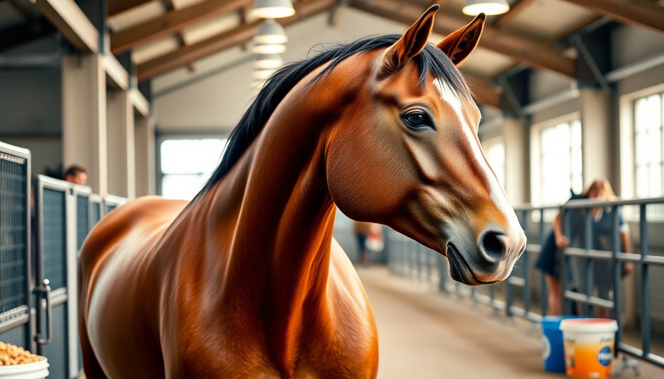 حصان في اسطبل