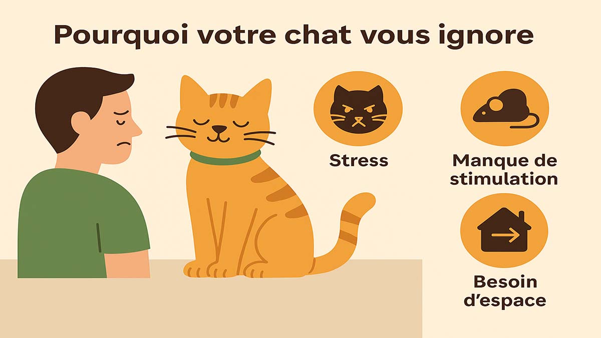 pourquoi lon chat m'ignore