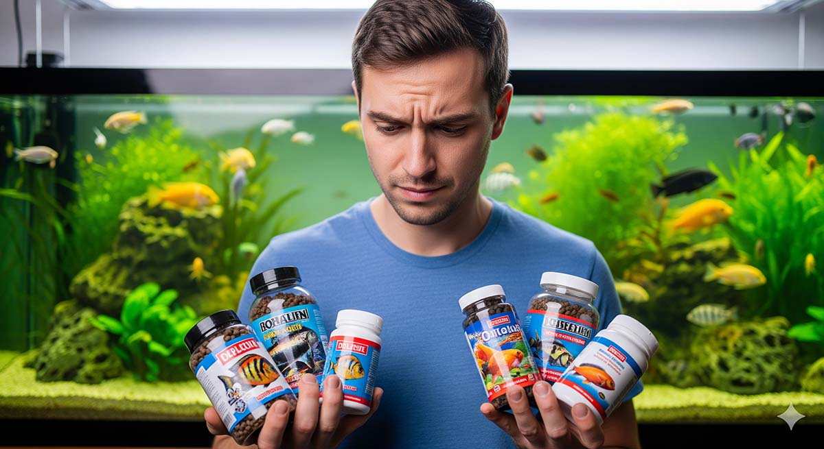 alimentation saine pour poissons