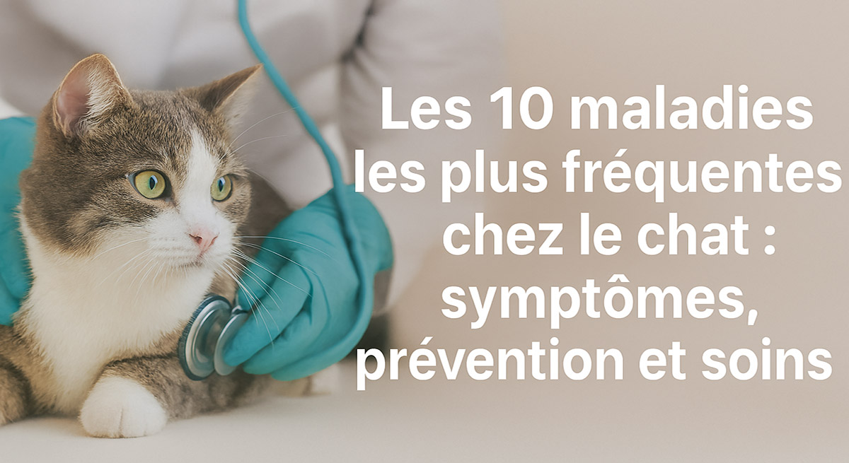 les 10 maladies les plus fréquentes des chats