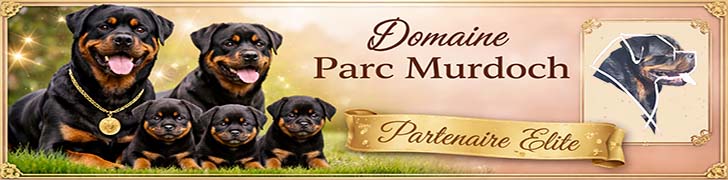 Domaine du Parc Murdoch élevage élite de rottweiler au Maroc