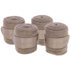 Covalliero Bandages en polaire taupe