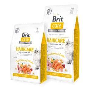 Sac Brit Care croquettes chat soin du poil Healthy Shiny Coat