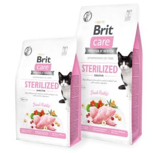 Sac Brit Care Stérilisé Sans Céréales — croquettes pour chats sensibles et stérilisés