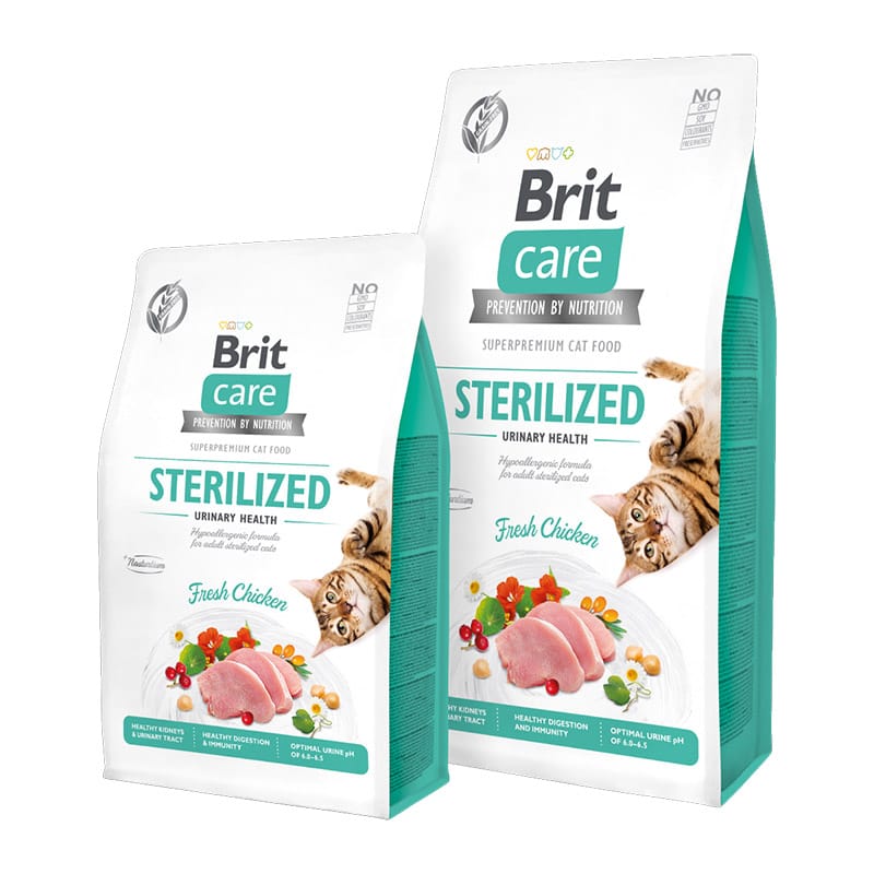 Sac Brit Care Urinary Sans Céréales — croquettes pour chats stérilisés à sensibilité urinaire