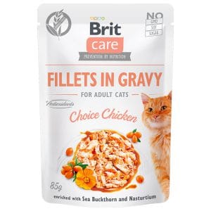Soupe Brit Care Poulet 75 g — alimentation humide naturelle pour chats