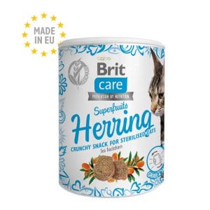 Friandise Brit Care Superfruits Hareng — snack naturel pour chats