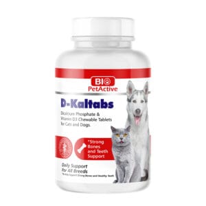 Calcium et Vitamine D3 pour chats et chiens – Bio PetActive