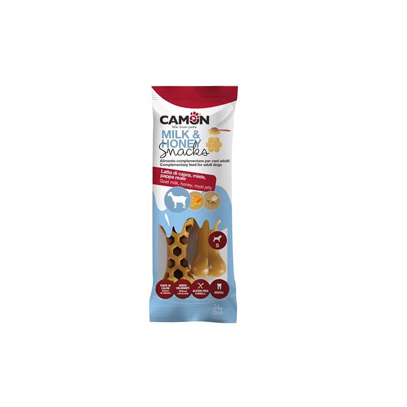 Os à mâcher au lait et au miel pour petit chien ou chiot