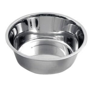Gamelle pour chiot et chien Inox Rond Flamingo