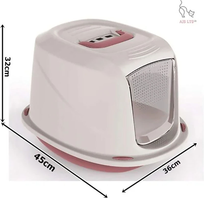 Bac à litière fermé Georplast Galaxy Deluxe pour chat
