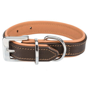 Collier Trixie Active en cuir confort pour chien moyen et grand