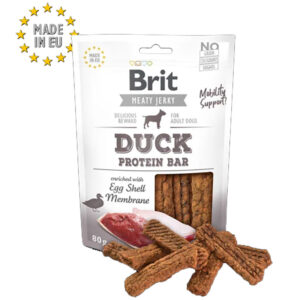 Brit Meat Jerky Duck Protein Bar 80g friandise pour chien