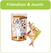 friandises et jouets pour chats