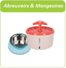 abreuvoirs et mangeoires pour chat