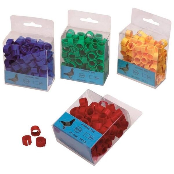 Anneau pour Pigeons 8mm en plastique