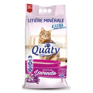 Litière Minérale pour chat "Senteur Lavande"